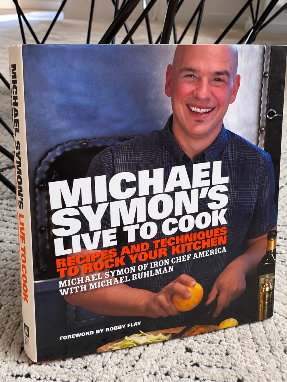 Michael Symon’s Live to Cook Hardcover Cookbook – Signed Copy – Iron Chef